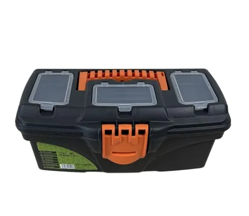 PATLand BASIC Line Werkzeugkoffer Werkzeugkiste mit Fächern Toolbox Werkzeugkasten Werkstattkoffer Werkzeugkiste (32 x 15,5 x 13,5 cm)