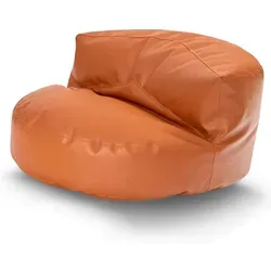 Green Bean Indoor, Hellbraun, Textil, Rund, 90x50x50 cm, Hergestellt in Deutschland, Wohnzimmer, Hocker, Sitzsäcke, XXL Sitzsäcke