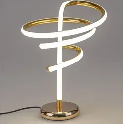 formano LED Tischleuchte Spirale aus Metall Gold von formano