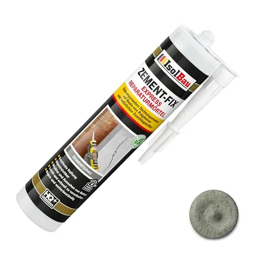 Isolbau Zement-Fix 1 x 300 ml Zementgrau Express Reperaturmörtel