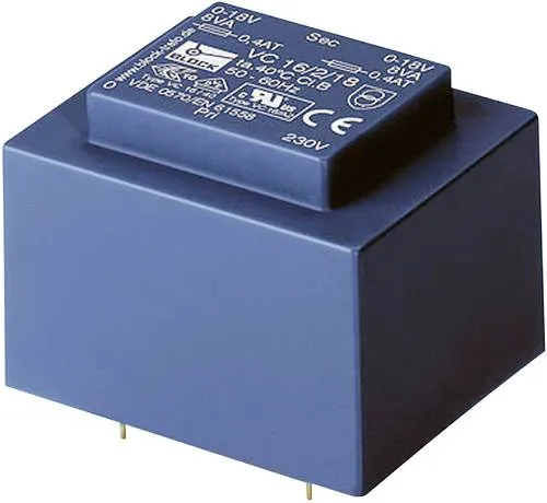 Block VC 16/2/24 Printtransformator 1 x 230V 2 x 24 V/AC 16 VA 333mA