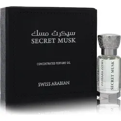 Secret Musk Perfume Oil 12ml - Swiss Arabian - Eau de Parfum für Damen mit floraler Eleganz und warmer Basis. Der tragbare 12ml Rollerball ermöglicht eine einfache Anwendung und ist ideal für jeden Anlass.