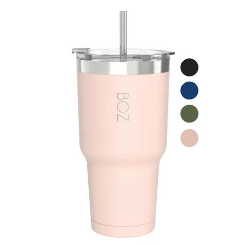 Tumbler - Tumbler Mit Deckel Und Stroh - Isolierte Becher - Tassen Mit Deckel...