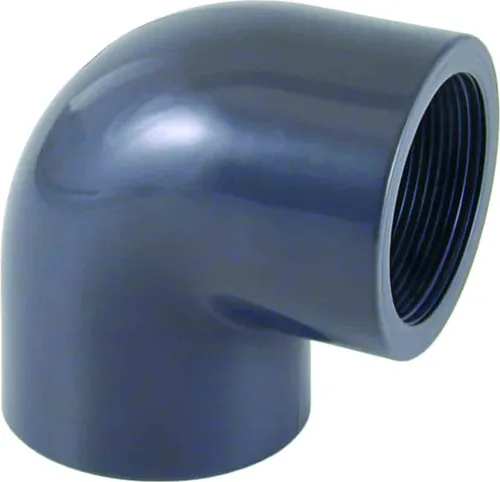 PVC - U 90° Winkel IG 1/2