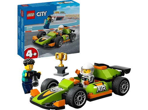 LEGO City Rennwagen - Klassisches Sportwagen-Bauset für Kinder ab 4 Jahren, inklusive 2 Minifiguren und Siegerpokal für spannende Rennabenteuer