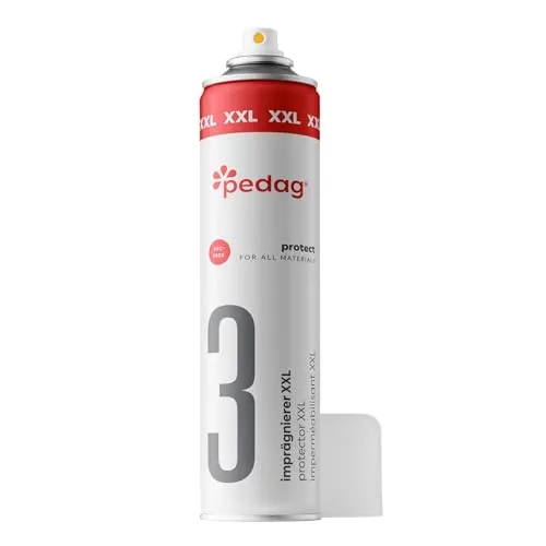 pedag Imprägnierer – Imprägnierspray (400ml) | ideal für Sneaker & Schuhe aller Art | schützt Leder, Synthetik & Textilien vor Nässe, Schmutz & Flecken | vielseitig einsetzbar & PFC-frei