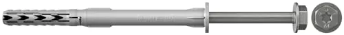 Fischer Langschaftdübel SXR 10x100 FUS mit Sechskantschraube A4 - 50 Stück - Dübel für wirtschaftliche Befestigungen in Voll- und Lochbaustoffen, mit optimaler Handhabung und sicherer Verankerung. Ideal für Metallkonstruktionen.