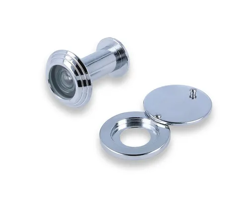 MS Beschläge Türspion Türspion Feuerschutz Türgucker Sicherheit Guckloch, Türstärke 35-55 mm