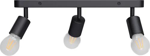 Produktbild linovum AWORA Deckenlampe E27 3 flammig schwarz