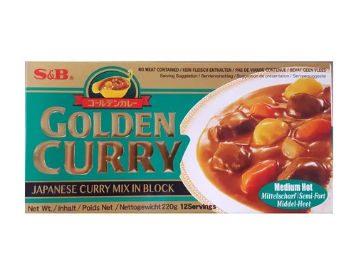 S&B GOLDEN CURRY Japanisches Curry Mix 220g von S&B