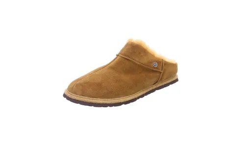 Rohde Damen Pantoletten - Bequeme Slipper mit Lammfell - Hausschuhe aus Velourleder, gefüttert mit warmem Merino-Lammfell, ideal für gemütliche Stunden zu Hause. Mit herausnehmbarer Innensohle für optimalen Komfort.