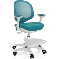 hjh OFFICE Kinderstuhl KID ERGO mit Armlehnen - Bürostuhl für Kinder, mitwachsend und anpassbar, ideal für ergonomisches Sitzen während des Lernens und Spielens.