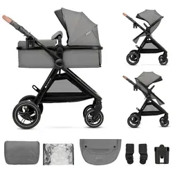 Kinderkraft ESME 2-in-1 Kinderwagen bis 25 kg, Grau