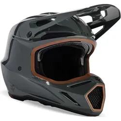 FOX V3 RS Carbon Solid MIPS Motocross Helm, schwarz-grau, Größe S - Hochwertiger Motocross Helm mit MIPS® Schutzsystem für optimalen Aufprallschutz. Leichtgewichtige Karbonfaserschale und strategische Lüftungsöffnungen für verbesserte Kühlung.