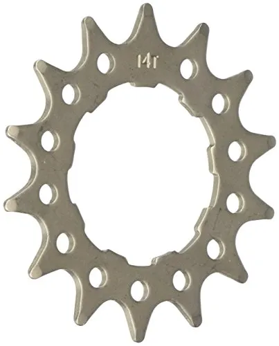 Point Ritzel single-speed, Cr-Mo Stahl, silber, 14 Zähne, 02019105