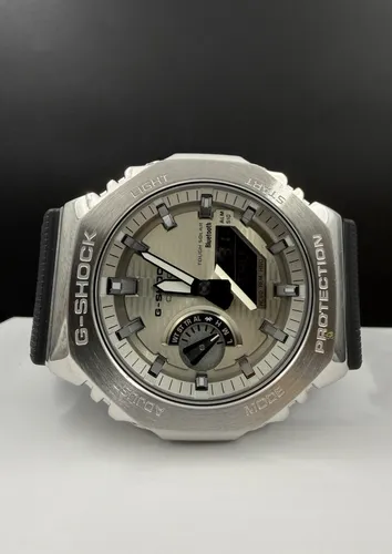 Casio GBM-2100A-8BER - Herren Solar G-Shock Armbanduhr - Hochwertige Herren-Armbanduhr mit Solar-Antrieb, analog-digitaler Anzeige und Bluetooth-Funktion. Wasserdicht bis 20 bar, ideal für Sport und Freizeit.