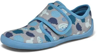 Affenzahn Kid's Hausschuh Movy in blau von Affenzahn