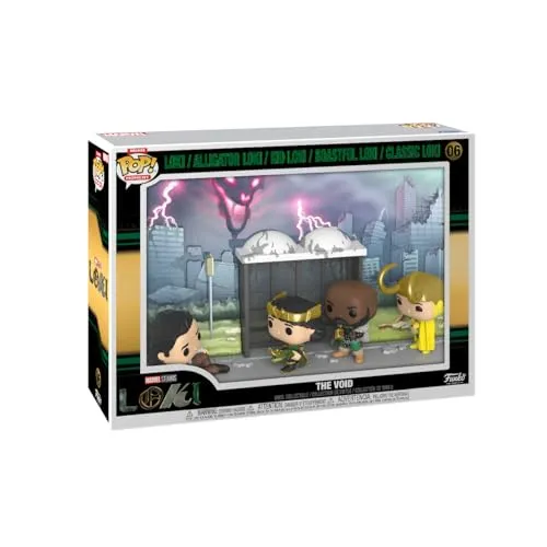 Funko POP! Moments Deluxe: Loki - The Void - Vinyl-Sammelfigur - Chibi Figuren – Mit ca. 46 cm Breite und 33 cm Höhe ist diese exklusive Loki-Figur das perfekte Sammlerstück für Fans und Sammler.