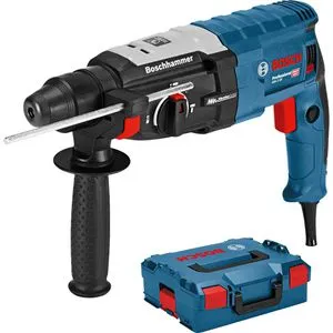 Bosch Bohrhammer GBH 2-28 Professional - 880 W, 3,2 Joule Schlagkraft, inklusive L-Boxx 136 und Vibration Control für ermüdungsfreies Arbeiten