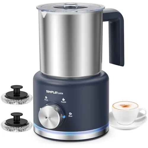 SIMPLETASTE Elektrischer Milchaufschäumer 4-in-1