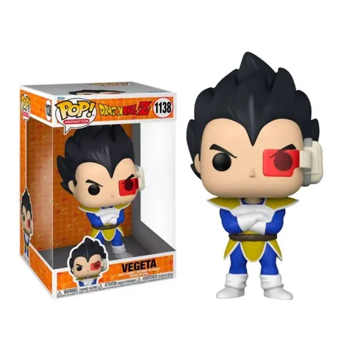 Funko POP! Supersized Dragonball Z - Vegeta #63162 - Aufstellfiguren & Statuen, detailreiche Wackelkopffigur für Fans von Dragonball Z und Sammlerherzen.