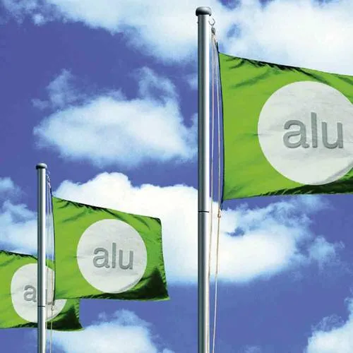 Fahnenmast Alu zum Einbetonieren, 6,20 m