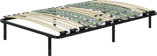i-flair Tellerlattenrost 80x200 cm mit Füßen – Flexibles Gästebett Ergo IF55 - Vielseitiger Tellerlattenrost mit optimaler Anpassung an Ihre Körperform und stufenloser Härteverstellung. Ideal für alle Matratzenarten – für erholsamen Schlaf und als Gästebett geeignet.