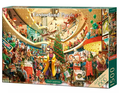 Puzzle 1500 elementów. Art Collection. Szalone zakupy Castorland 5904438152179