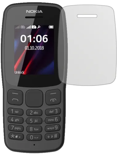 5x Schutzfolie für Nokia 106 (2018) Display Folie matt Displayschutzfolie