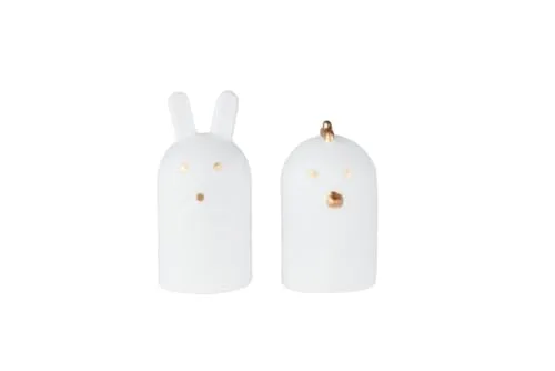 Räder Porzellanfiguren Hase und Huhn