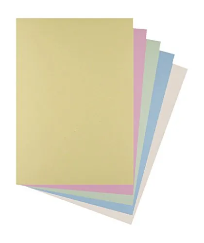 House of Card & Paper Karton 220 g/m² A4 (Pack of 100 Sheets) verschiedene Pastellfarben