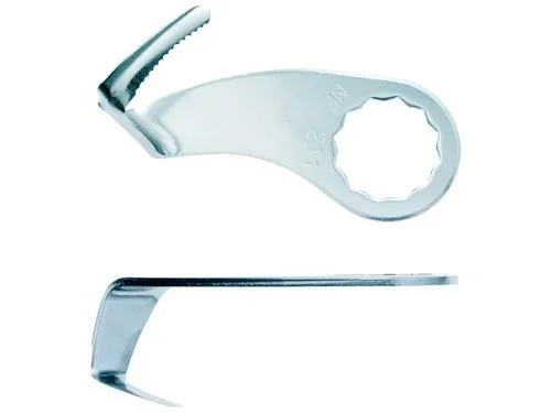 Fein 63903210016 Schneidmesser 2St. - Sonstige, verstärkte verzahnte Ausführung für präzises Ausglasen unter der Motorhaube im praktischen 2er-Pack.