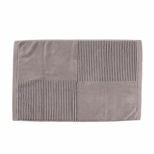Zone Denmark Badematte Classic Gull Grey 80 x 50 cm - Hochwertige Baumwolle, rutschfester Badvorleger in elegantem Grau, perfekt für ein stilvolles Badezimmer.