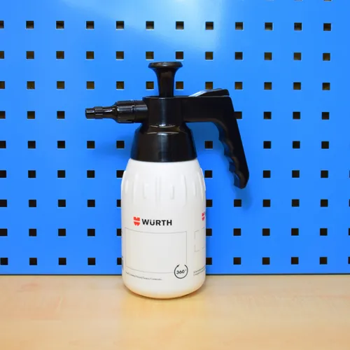 Würth Pumpsprühflasche 360 - 1 Liter Handsprüher - Farbsprühsysteme für vielseitige Anwendungen, ideal für Bremsenreiniger, Fensterreiniger und mehr. Hochwertige Verarbeitung aus Polyethylen für langlebige Nutzung.