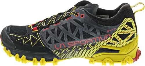 La Sportiva Herren Bushido II GTX Traillaufschuhe - Wanderschuhe mit rutschfestem, atmungsaktivem Futter und Frixion Red Sohle für optimalen Grip auf jedem Terrain.