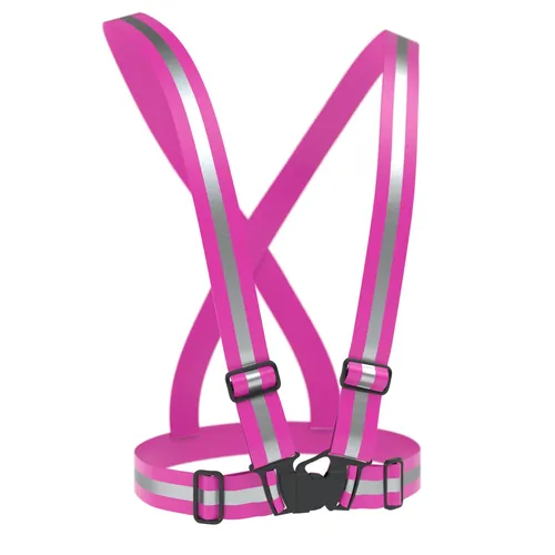 Reflektor Warnweste Sicherheitsweste Unfallweste Motorrad Sport Dunkel Neon