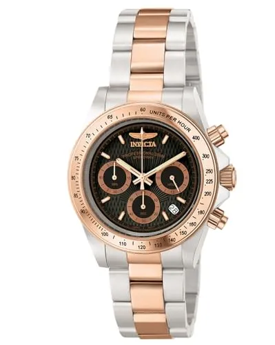 Invicta Speedway Edelstahl Herren Quarzuhrwerk - 39mm - Armbanduhren für Herren, präzises Automatikuhrwerk und 20 bar wasserdicht, Teil der exklusiven Invicta Disney Limited Edition - Mickey Mouse Kollektion.