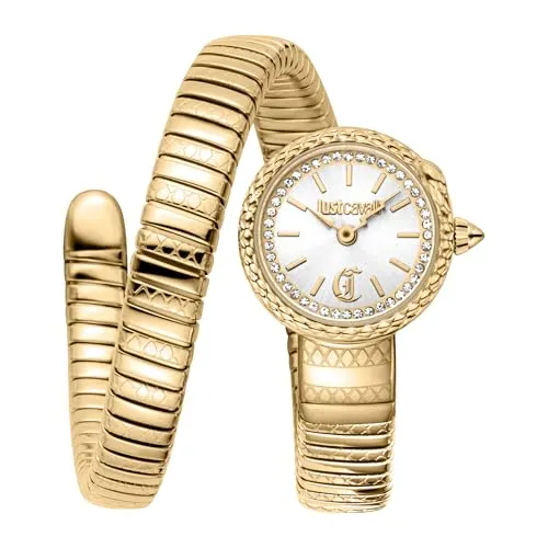 Just Cavalli Damenuhr Signature Snake JC1L351M0025 - Elegante Just Cavalli Damenuhr Signature Snake JC1L351M0025 in edlem Edelstahl. Ideal für stilbewusste Frauen, die ihr Outfit mit einem besonderen Accessoire abrunden möchten.