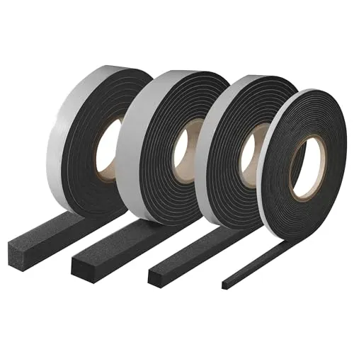 Parotec Kompriband Fugendichtband Fensterdichtband Dichtungsband Quellband Trockenbau Dichtband (Bandbreite - 10mm, Expandiert - von 2 mm auf 10 mm, 2 mm->10 mm, Lange - 12,5 lfm) Anthrazit