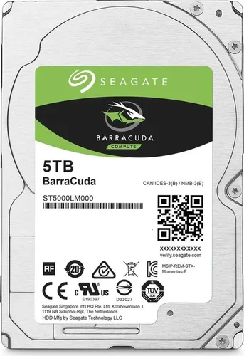 Seagate Guardian BarraCuda ST5000LM000 - Festplatte - 5 TB - intern - 2.5