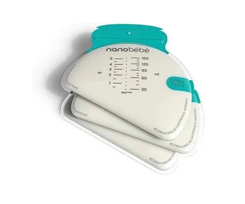 Nanobaby FDE5010262 Muttermilchbeutel Transparent