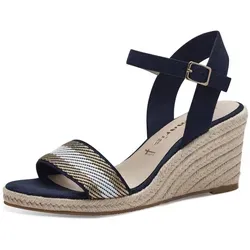Tamaris Keilsandalette in blau von Tamaris