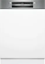 SMI4ETS08E Geschirrspüler 60cm Edelstahl mit HomeConnect - Integrierbarer Geschirrspüler mit EfficientDry-Technologie für energieeffizientes Trocknen und smartes Steuern über App.