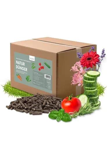 holz4home® Naturdünger 4,2 kg - Universeller Pflanzendünger für Garten und Blumenbeet - Nachhaltiger Naturdünger aus Pferdedung, 4,2 kg, für Gemüse, Obst und Kräuter. Langzeitwirkung mit kontinuierlicher Nährstoffabgabe, ideal für gesundes Pflanzenwachstum und verbesserte Bodenfruchtbarkeit.