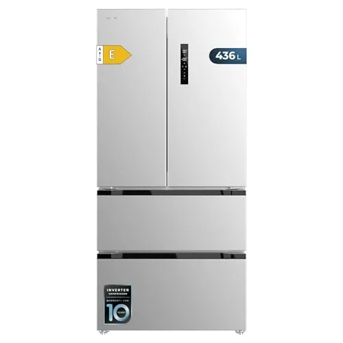 Cecotec Französischer Tür Kühlschrank Inox 463L Bolero CoolMarket FD 436