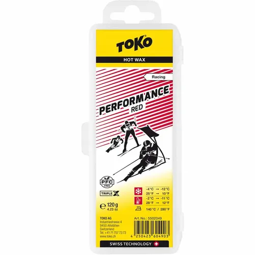 Toko Performance Heisswachs Rot 120g von TOKO