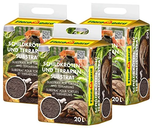 Floragard Schildkröten- und Terrariensubstrat, 3 x 20 l von Floragard