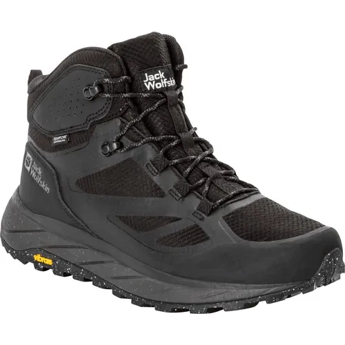 Jack Wolfskin Herren Terraventure Texapore Mid M - Nachhaltiger Wanderschuh - Wanderschuhe für intensive Tagestouren im Mittel- und Hochgebirge, mit recycelten Materialien, sehr gute Dämpfung und PFC-frei. Ideal für umweltbewusste Abenteurer!