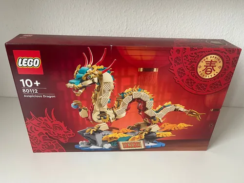LEGO 80112 Glücklicher Drachen - Kreatives Bauspielzeug - Bauspielzeugset mit einem fröhlichen Drachen, ideal für kreative Bauprojekte und fantasievolles Spielen.