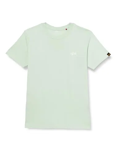 Alpha Industries Basic T Small Logo T-Shirt für Herren Mint